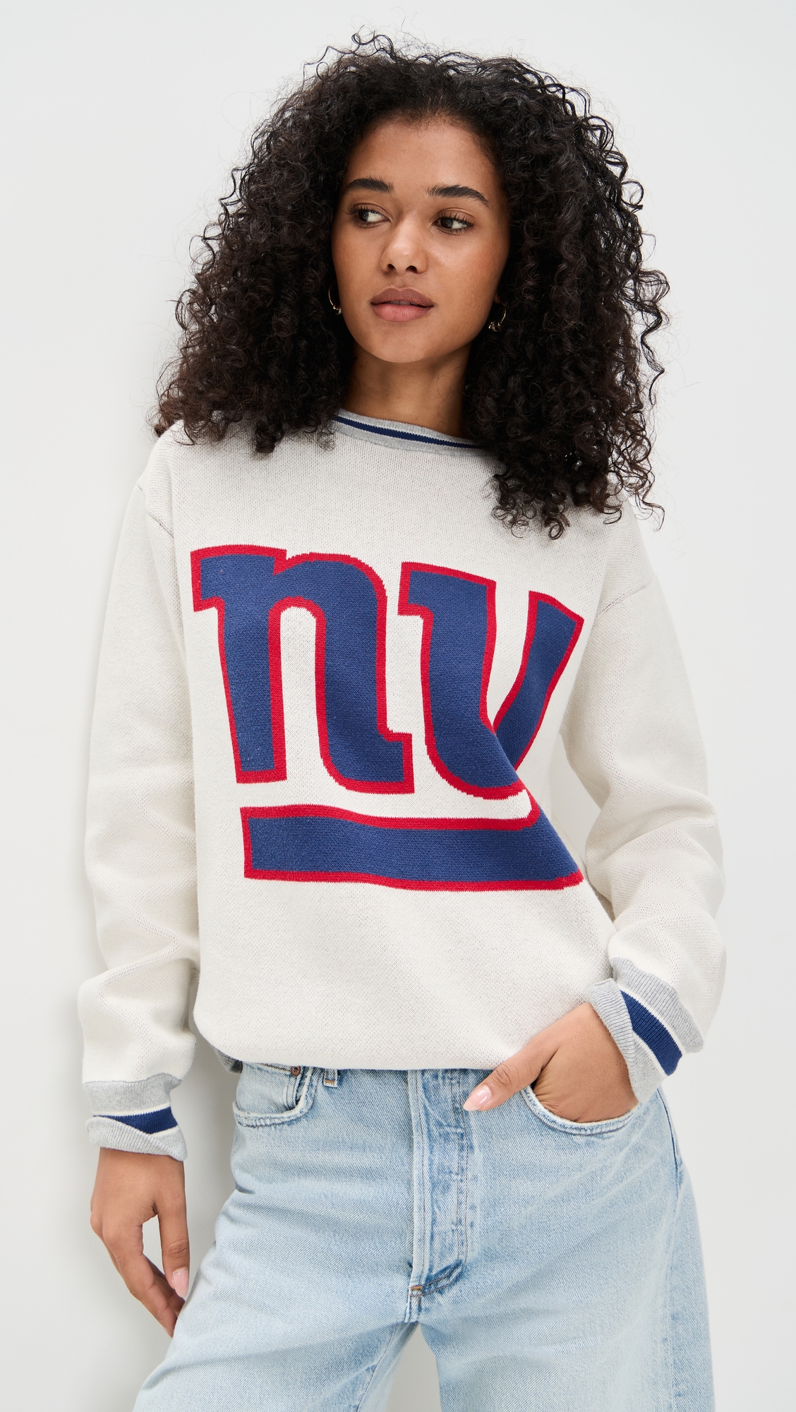 Terez NY Giants Crewneck Sweater