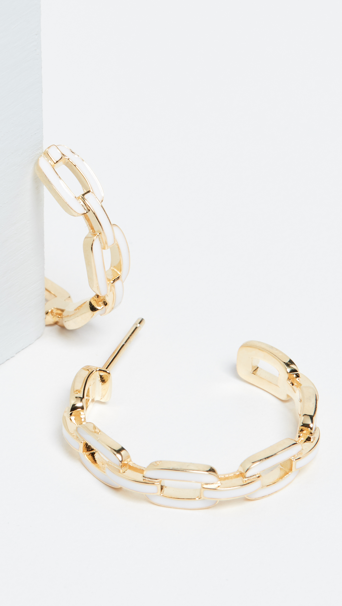 Carmine Small Hoop Earrings