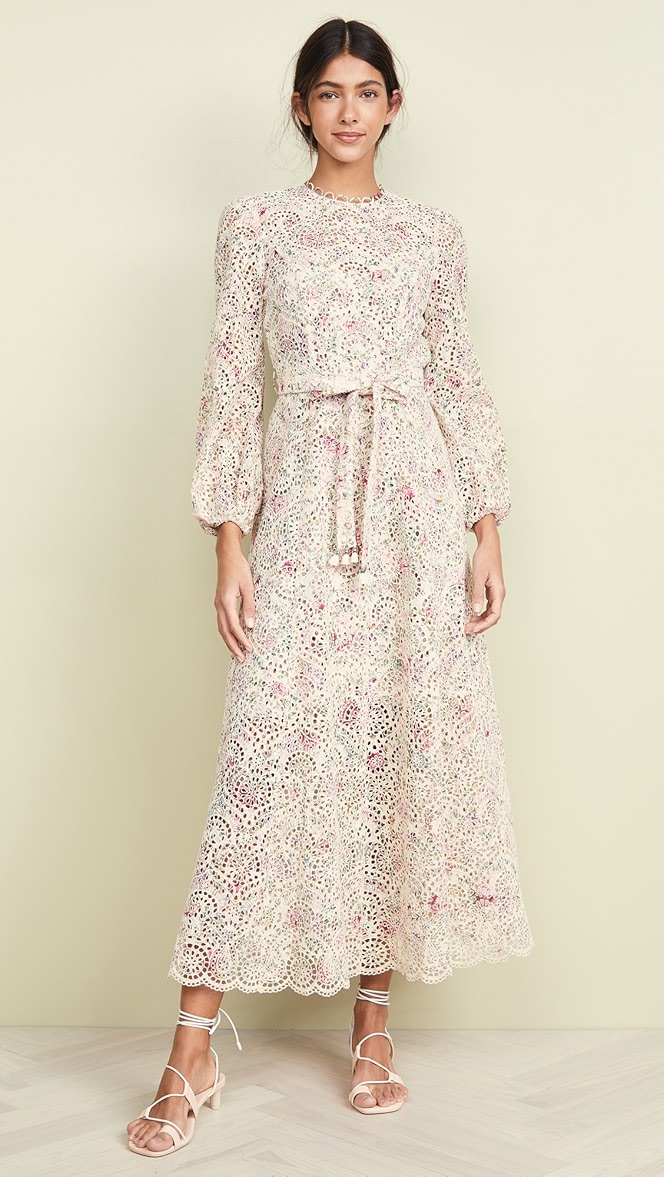 Zimmermann honour high neck dress clearance