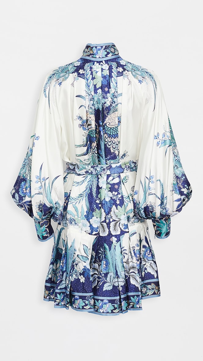 Zimmermann glassy placement mini dress