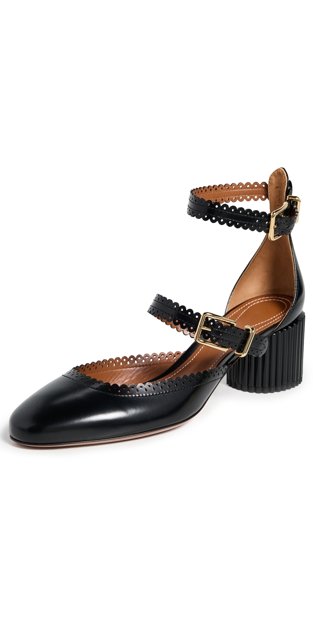 Zimmermann Eddie Mary Jane Heels 55mm Black In Black