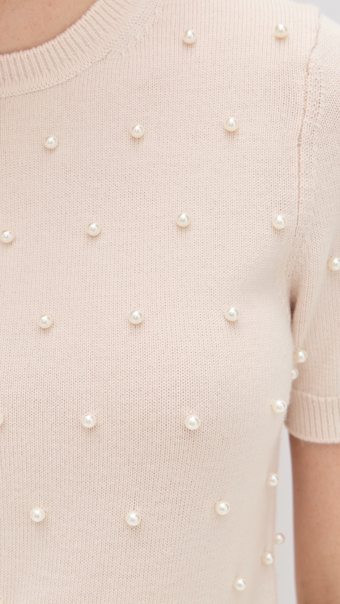 Zimmermann Beaded Short Sleeve Sweater thumbnail