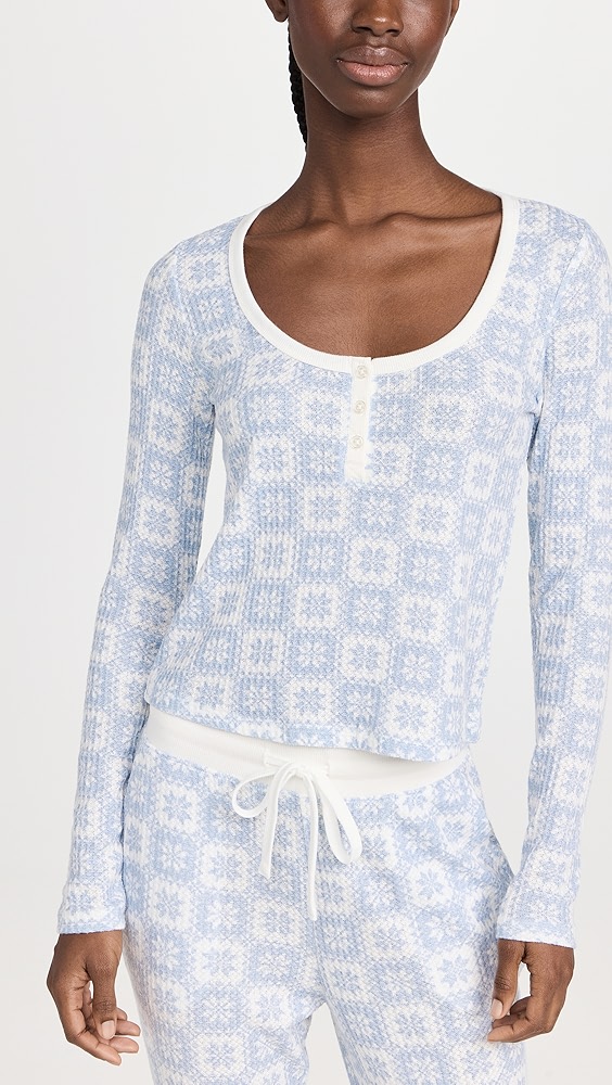 Z Supply LOUNGE Fireside Fair Isle Top Shopbop