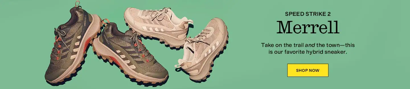 Speed Strike 2
Merrell
Take on the town and the trail—this is our favorite hybrid sneaker.
Shop Now