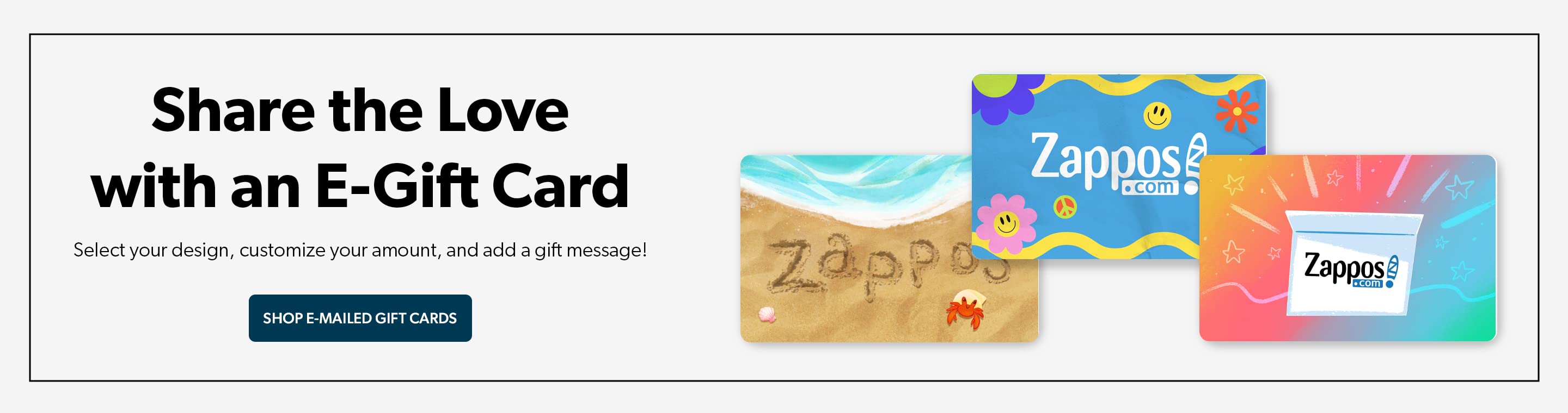 Gift Cards Send by Mail