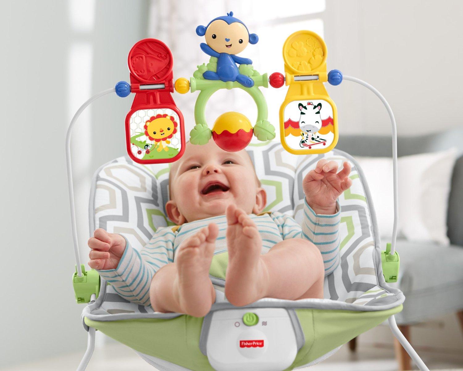 FisherPrice Baby's Bouncer, Geo Meadow Baby