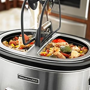 KitchenAid KSC6223SS 6-Qt. Slow Cooker with Standard Lid - Stainless Steel KitchenAid KSC6223SS 6-Qt. Slow Cooker with Standard Lid - Stainless Steel