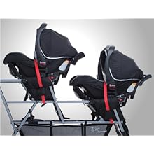Joovy Big Caboose Stand-On Tandem Triple Stroller Black