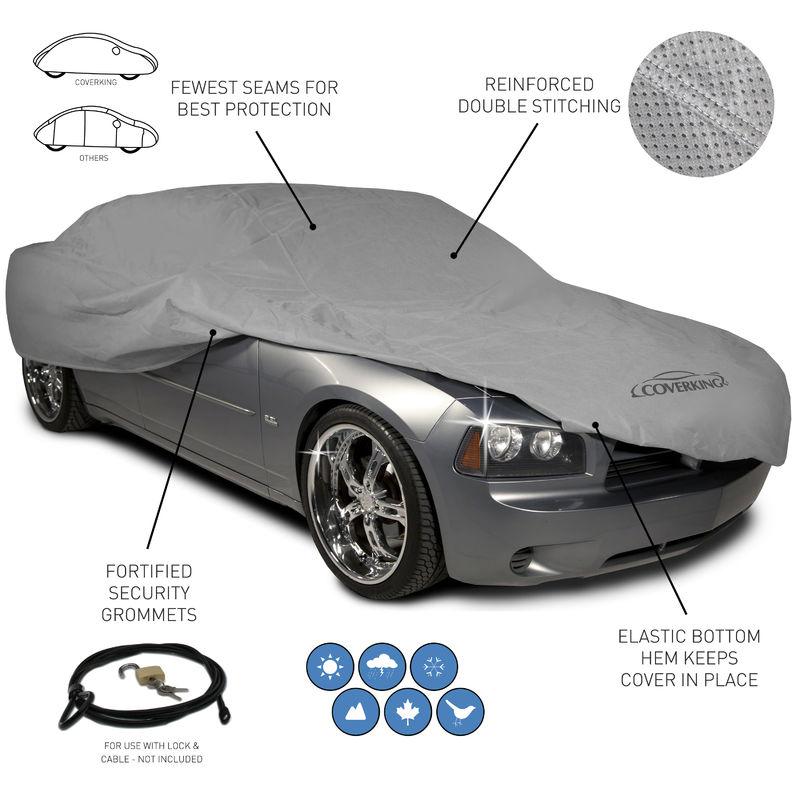 Coverking UVCCAR5N98 Universal Fit Car Cover for Sedan