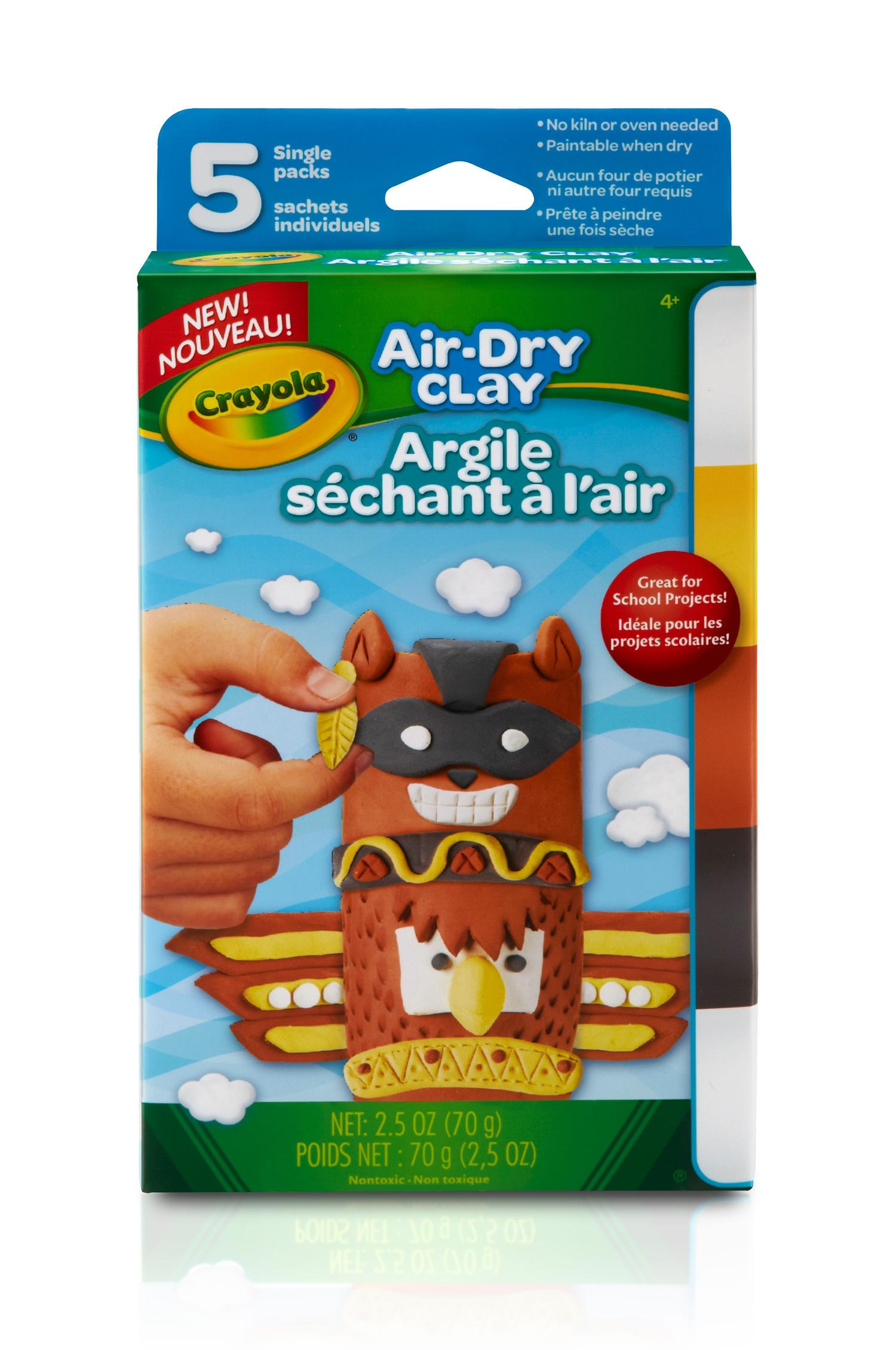 Crayola Air Dry Clay Variety Pack Neutral colors Toys