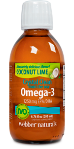 Coconut Lime, Omega-3, Fish Oil, IVO, IFOS