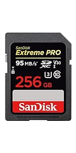 SanDisk Extreme PRO SDHC UHS-I Card, 256GB