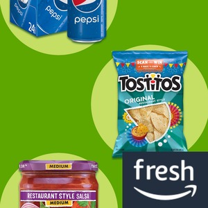 Amazon Fresh - Buy 3, Save $5 on snacks and beverages