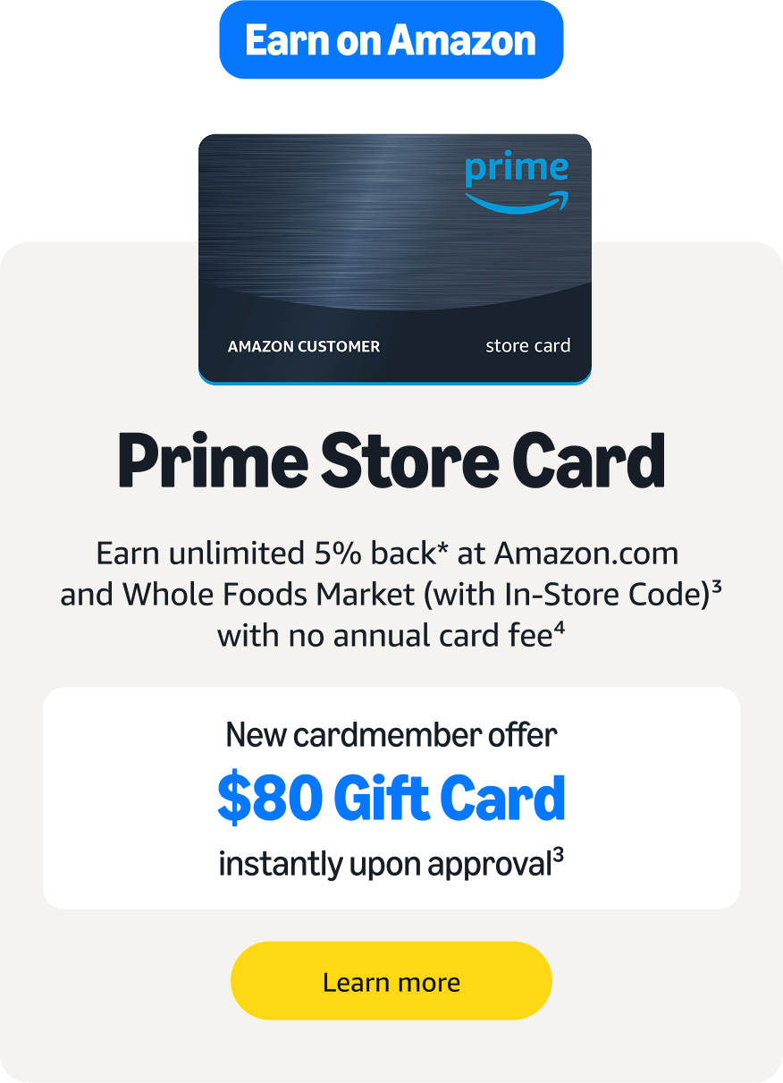 Prime Store Card