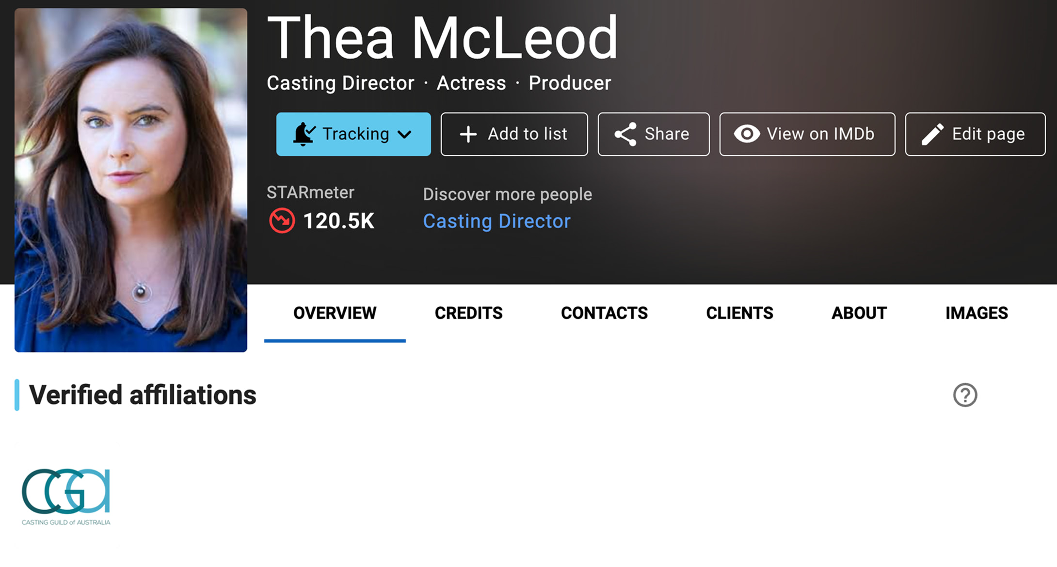 CGA badge on a member page