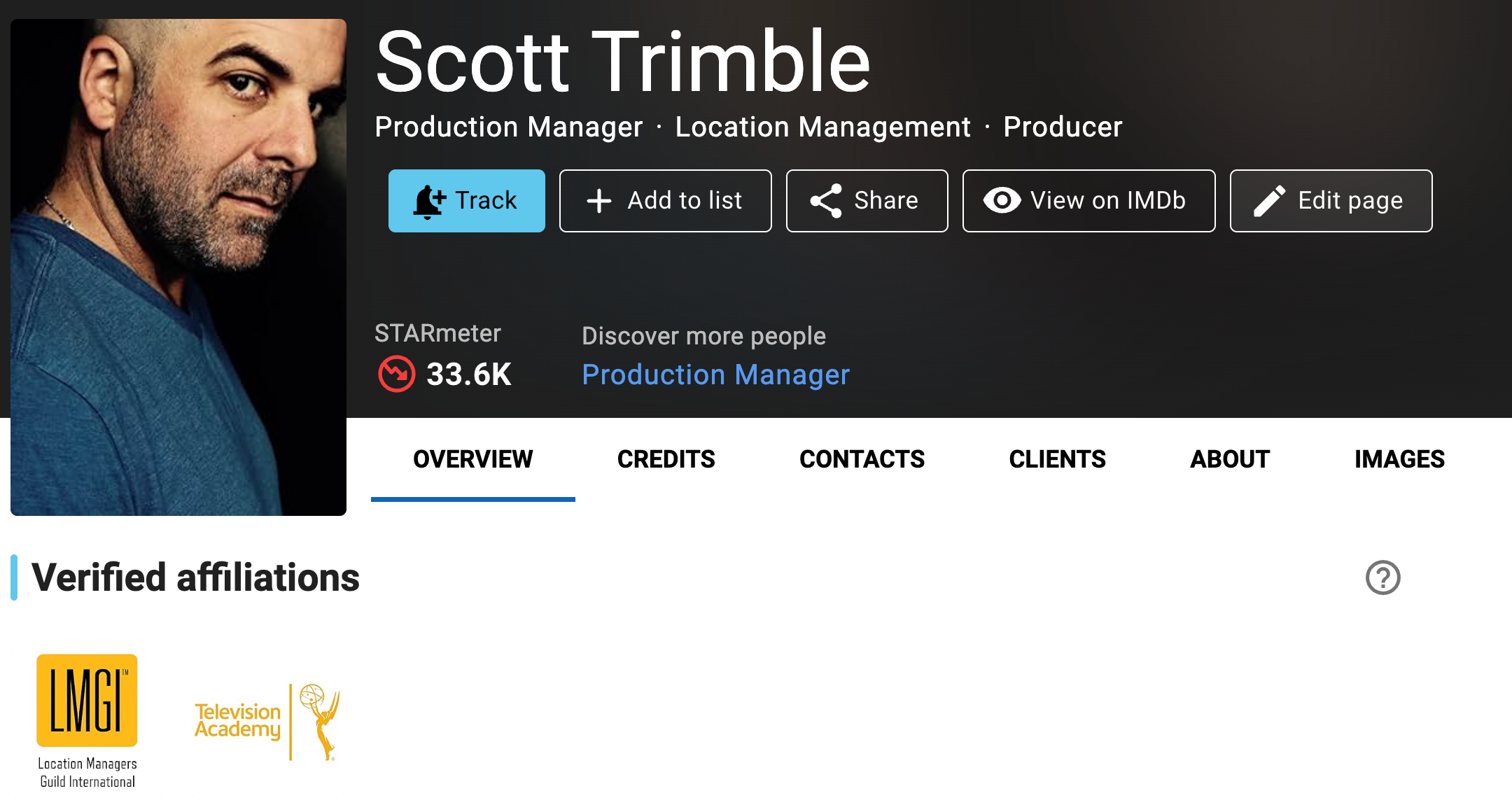 LMGI badge on a member page