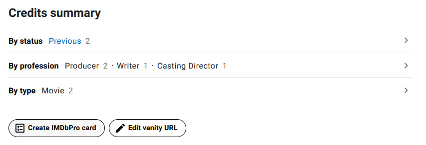 edit vanity URL button