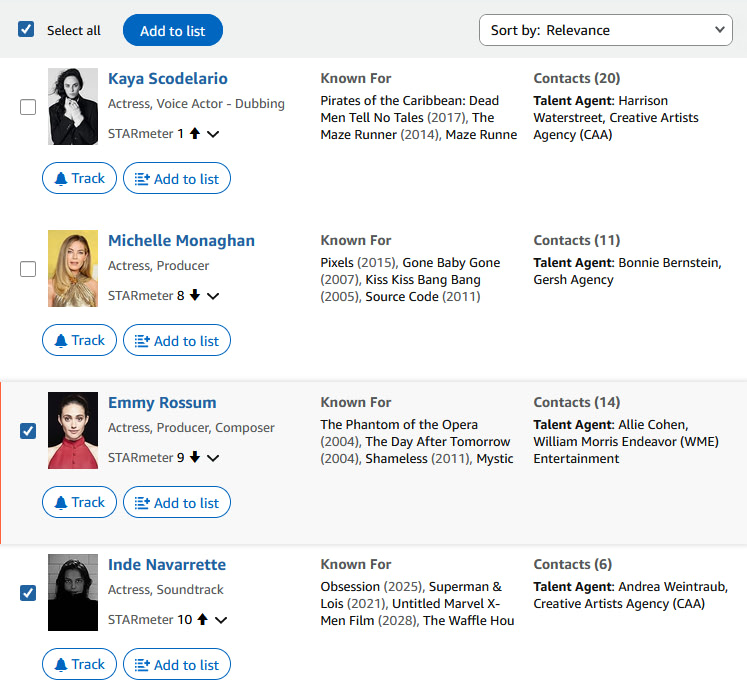 Add people to list on Discover