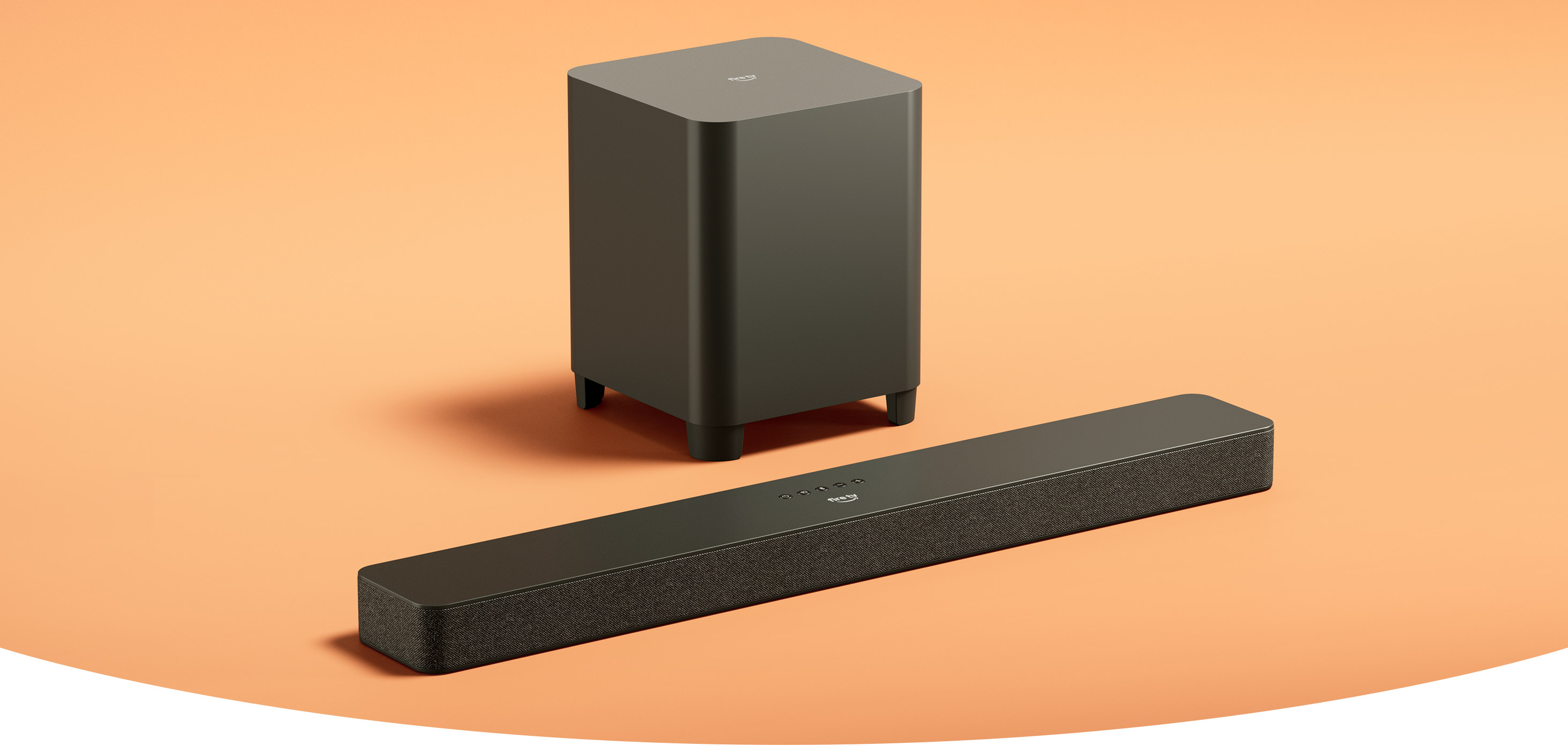 Amazon Fire TV Soundbar Plus with subwoofer (newest model), 3.1 channel, Dolby Atmos, DTS:X, clear dialogue