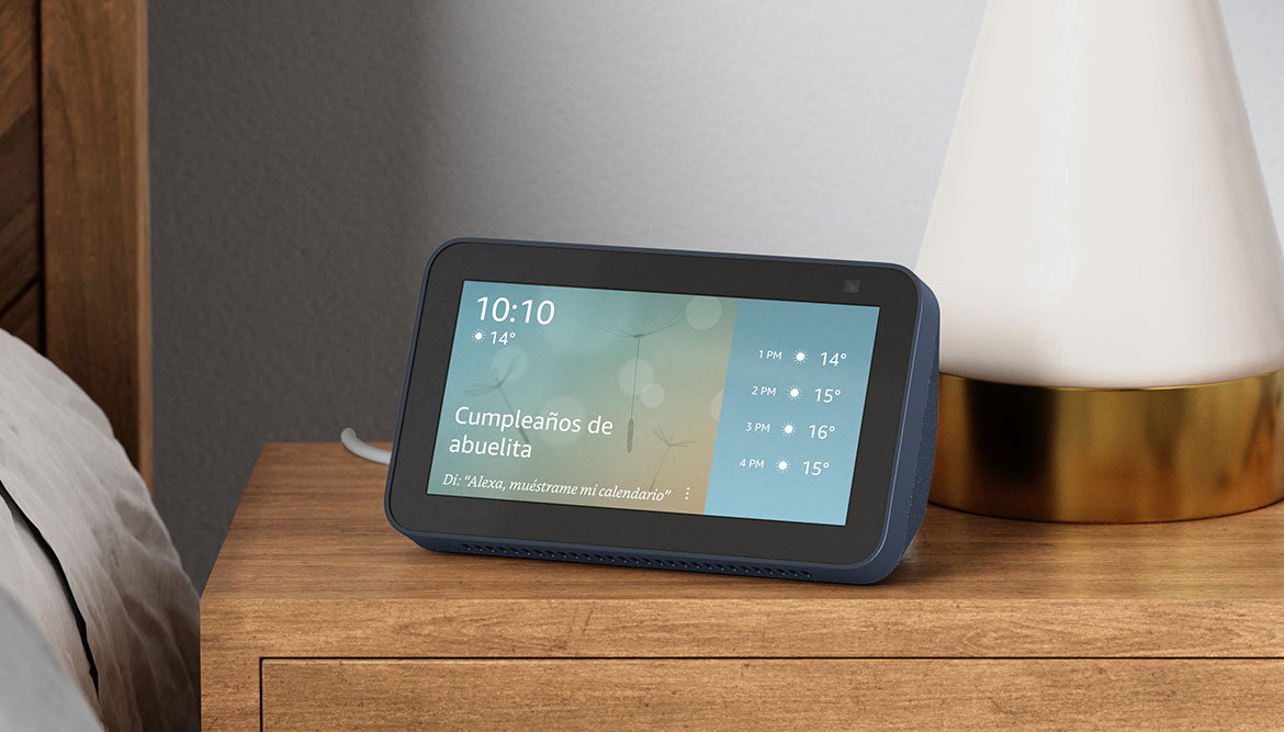 ALEXA Echo Show 5 1st Gen con asistente virtual Alexa, pantalla integrada  de 5.5 charcoal 110V/240V ALEXA C76N8S