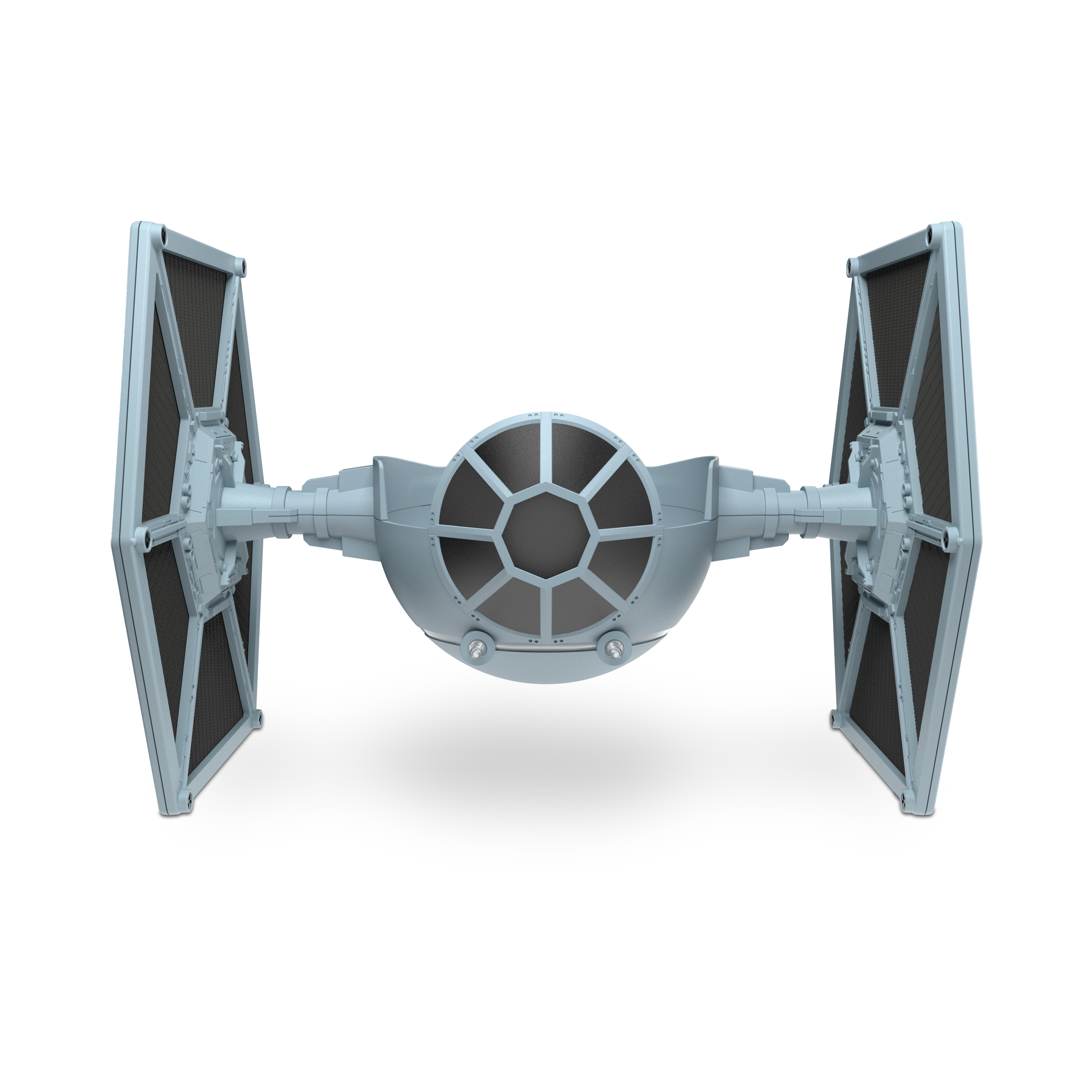 Transform your Echo Dot into an iconic Imperial spacecraft with this exclusive Star Wars TIE Fighter stand.