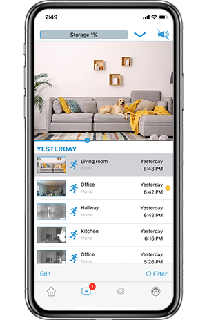 Store your video clips the way you want.