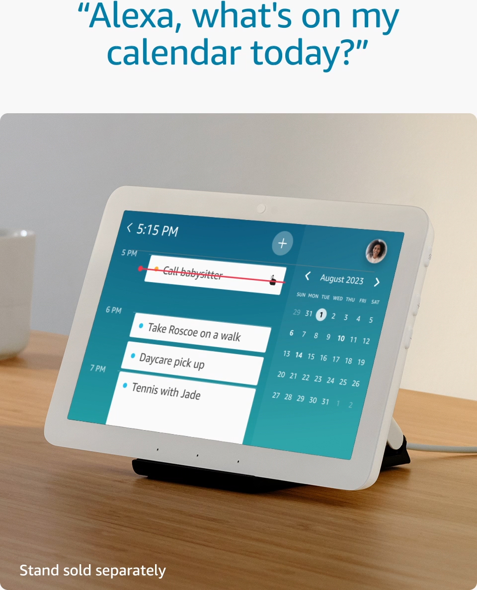 Echo Hub - 8” smart home control panel with Alexa