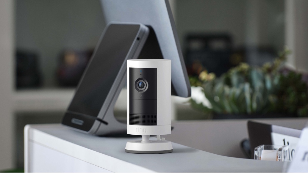 Ring Outdoor Cam Plus Battery | White | Amazon