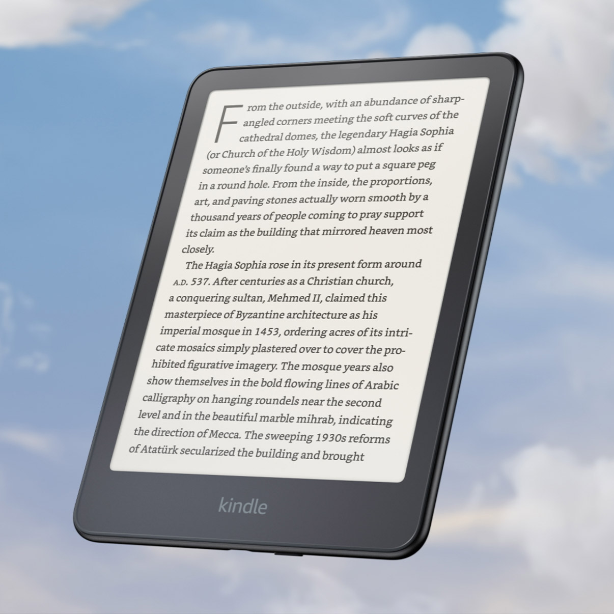 Kindle Paperwhite Signature Edition luz frontal