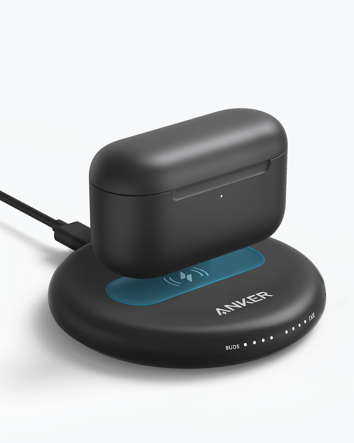 amazon echo buds+アンカーワイヤレス充電パッド amazon echo buds+アンカーワイヤレス充電パッド