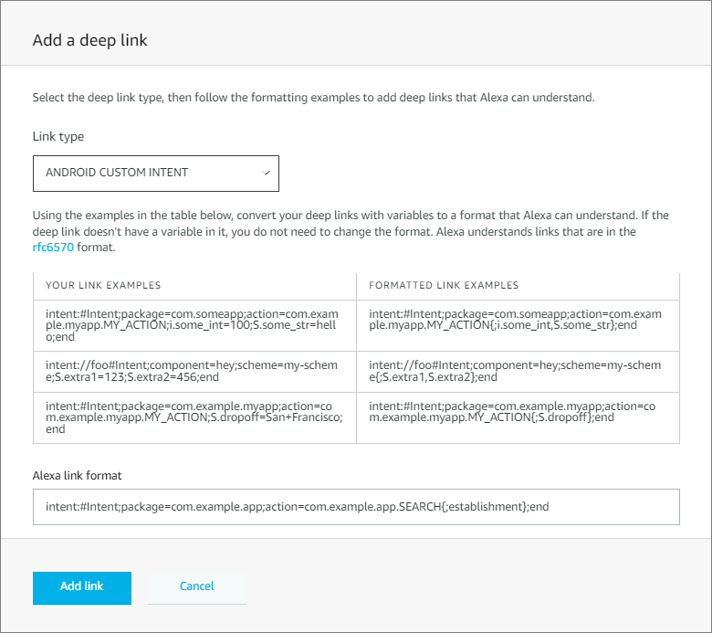 Tutorial use the developer console to create a skill for an android app alexa skills kit
