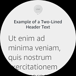 Echo Show Header Text