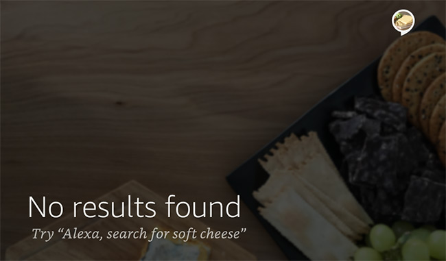 Textvorlage 6 ohne Ergebnisse mit optionalem Hinweis