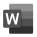 Microsoft word icon