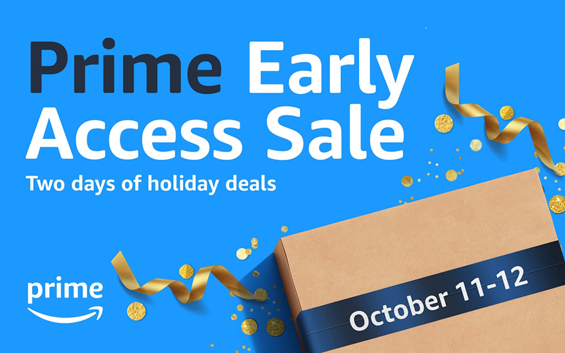 A sign for the Prime Early Access Sale