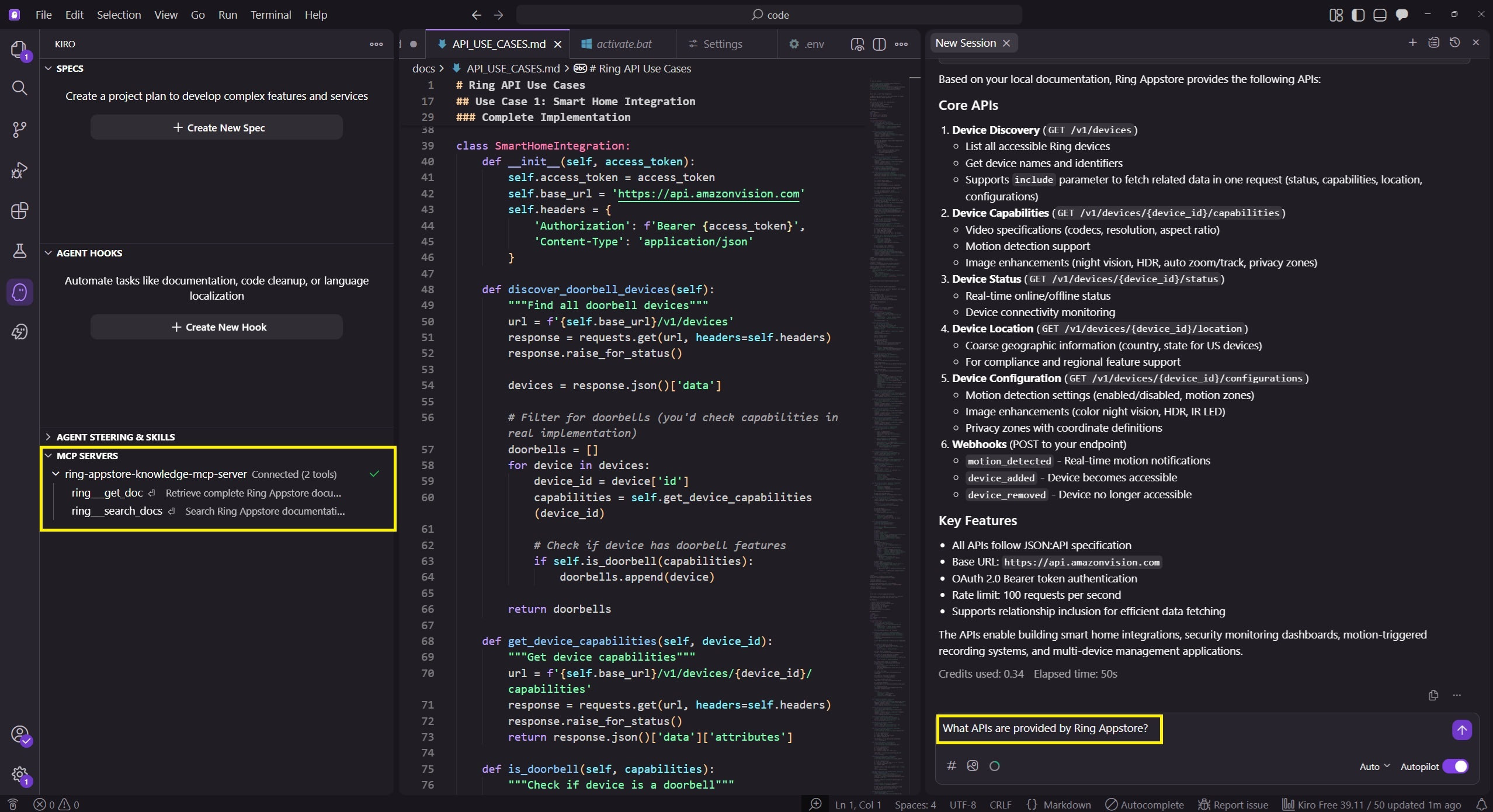 Ring Appstore MCP Installation