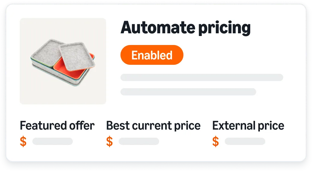 Lo-fi image of the Amazon Automate pricing tool