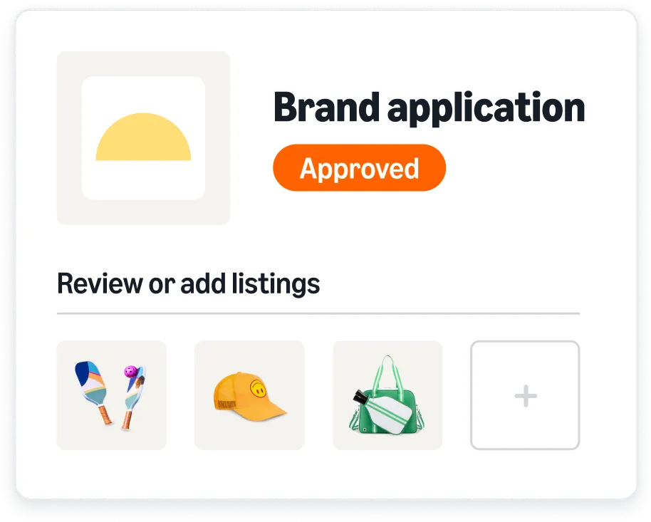Lo-fi image of an Amazon Brand Registry brand application