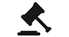 Judge's gavel icon