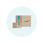 Amazon boxes icon