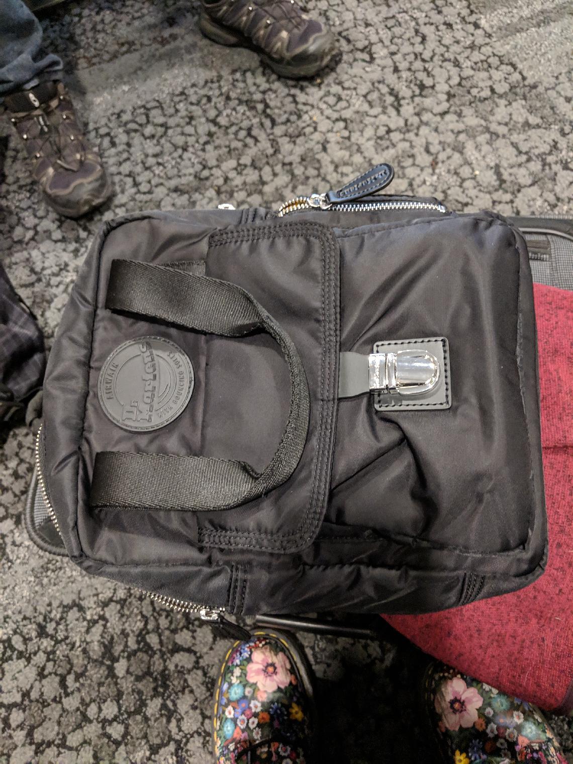 small nylon backpack dr martens