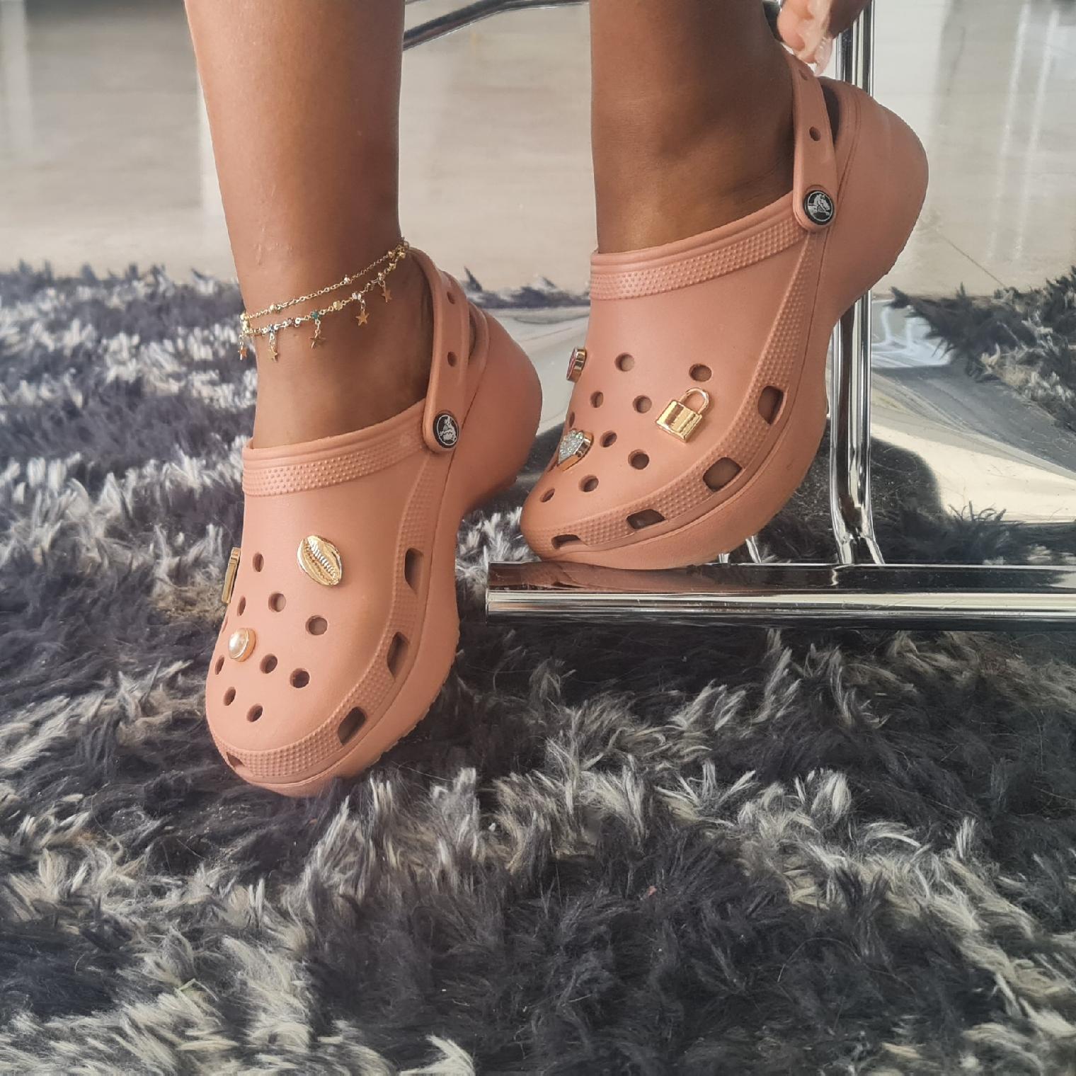Zappos platform crocs clearance