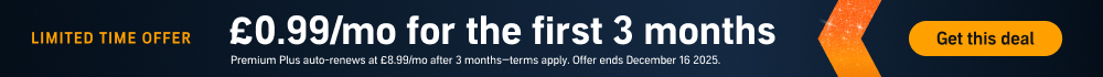 Only £0.99 a month for the first 3 months. Pay £0.99 for the first 3 months, and £8.99/month thereafter. Renews automatically. Terms apply. Start my membership
