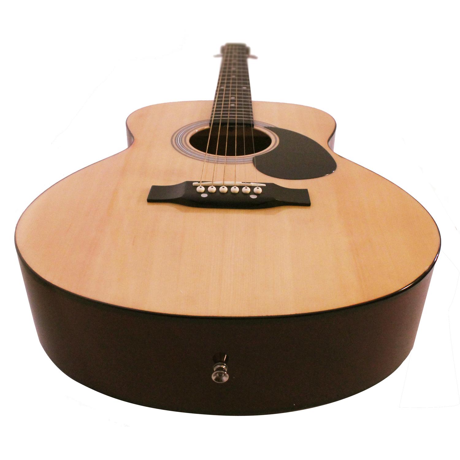 Martin Smith W100 Acoustic Guitar Package with Strings, Plecs, Strap Natural Amazon.co.uk