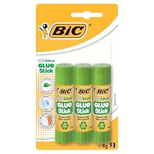 Bic Ecolutions Glue Sticks Pack Of 3 8 G Glue