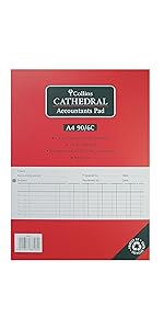 Exacompta - Ref GP16SZ - Guildhall - Accounts Pad, A3 298 X 406mm 60 Sheets 70gsm 16 Cash Columns 54 Feint Lines 4 Ap B000nm07i0