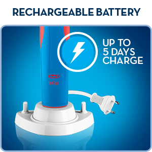 Oral-B Stages Vitality Cars Electric Rechargeable Toothbrush powered by Braun for kids