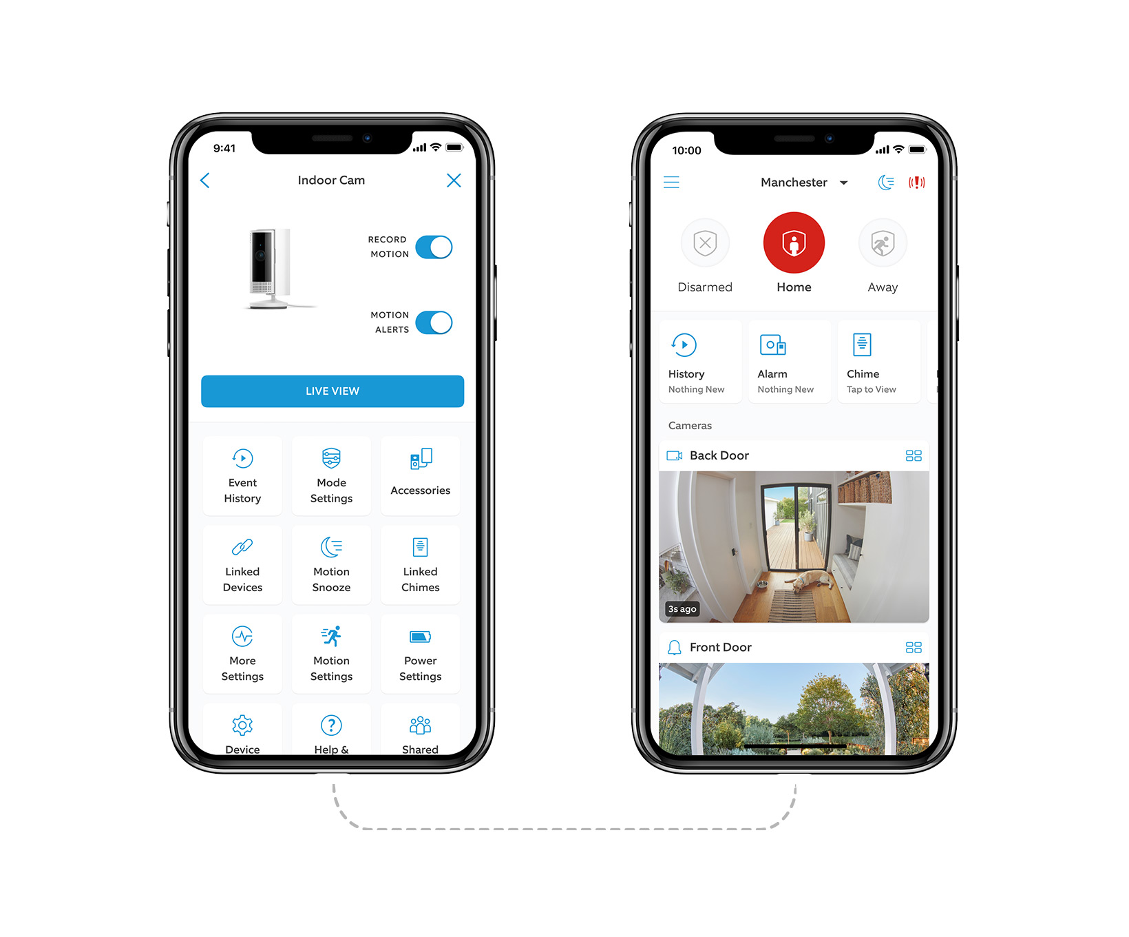 Complete control from the Ring app