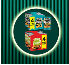 Buy 3 Heinz Beans & Soups for £10