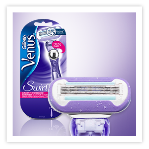 Gillette Venus Swirl Rasierer Rasierklingen